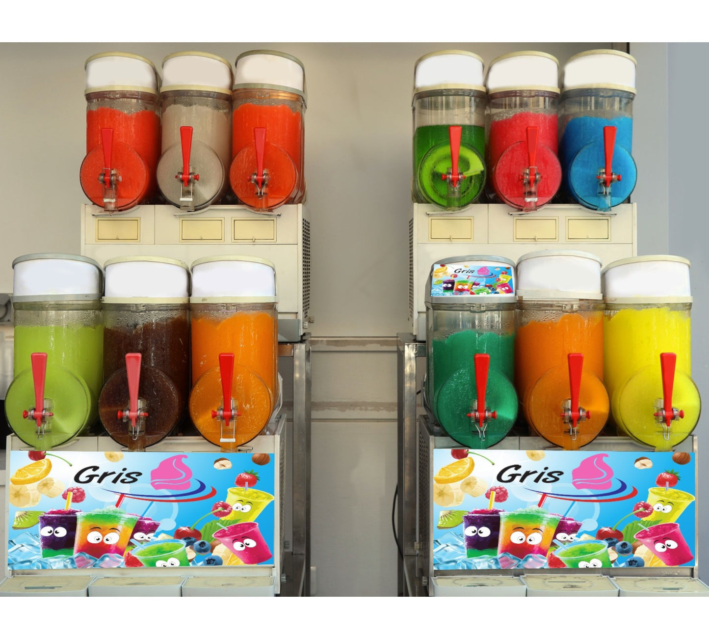 Glace pilée 2 bacs
