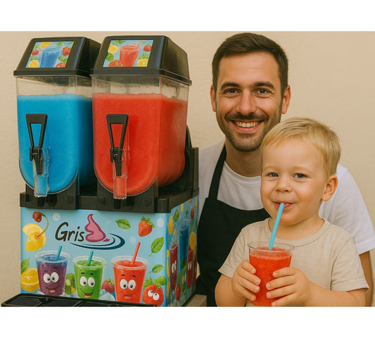 Glace pilée 2 bacs
